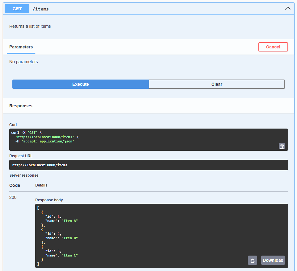 Swagger UI
